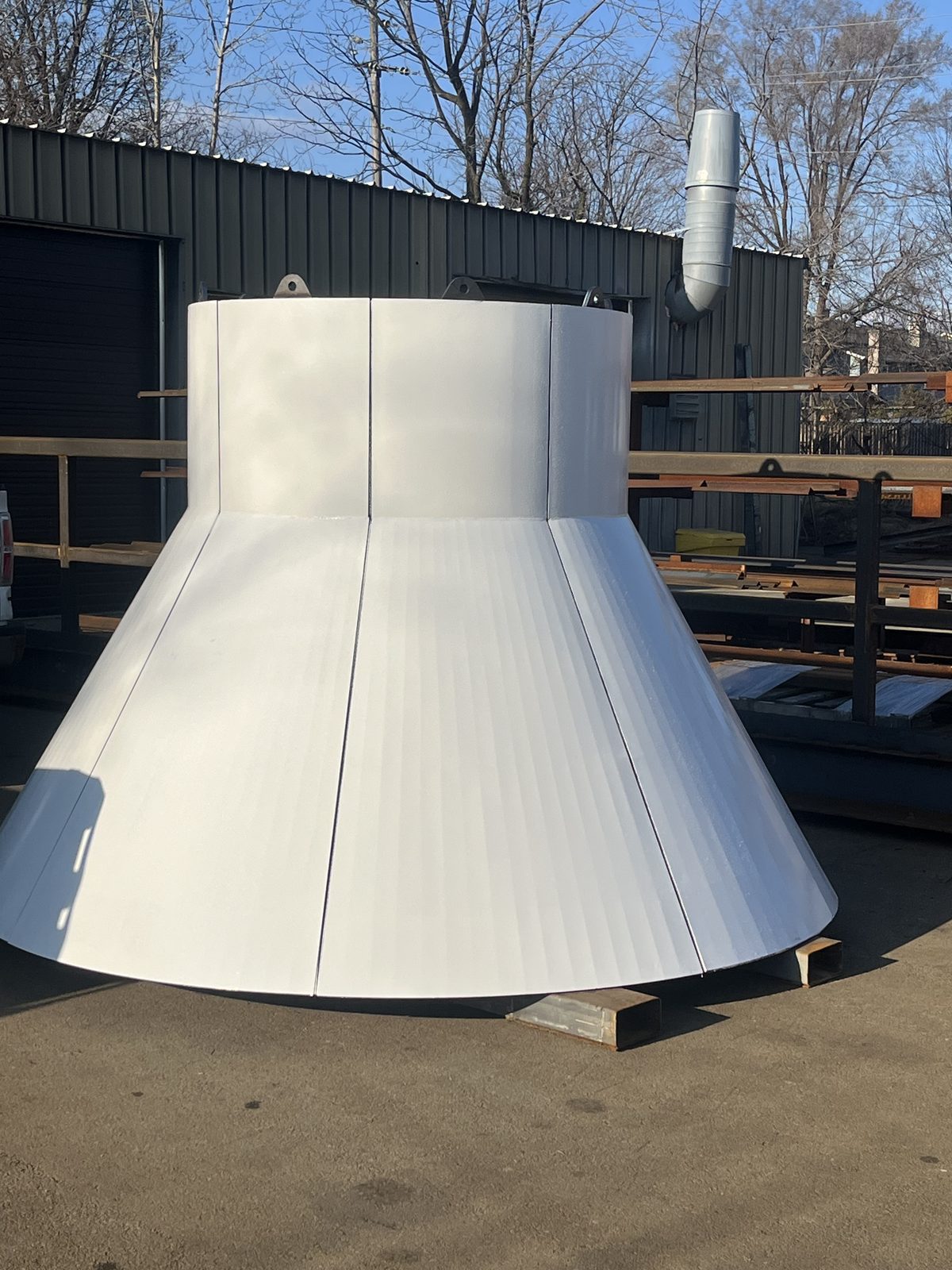 Concrete form for the mining industry, custom fabricated by Dan's Welding & Fabricating in Burlington