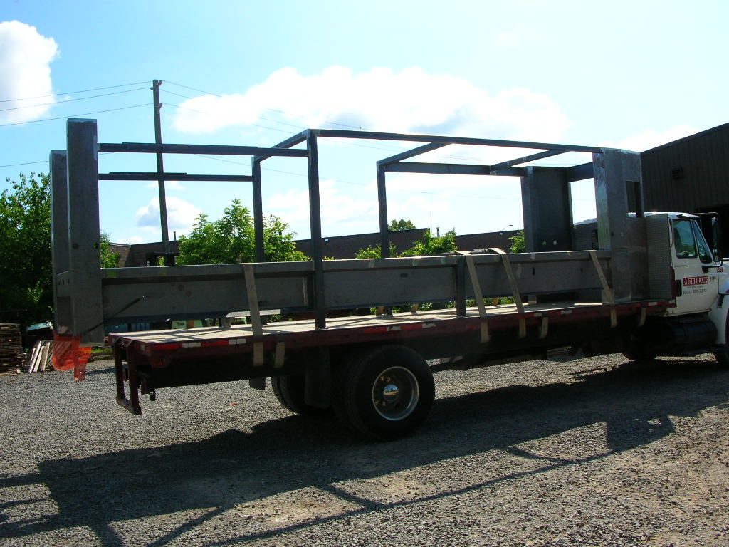 Machine frame, custom fabricated by Dan's Welding & Fabricating in Burlington